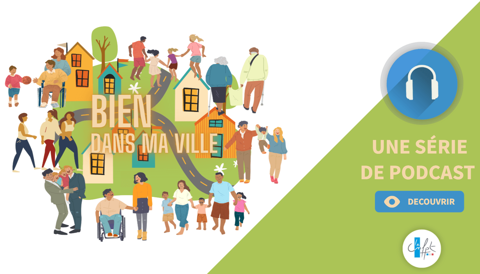 Illustration Bien dans ma ville : ilot de chaleur urbain, nature en ville, planification...